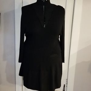 Lane Bryant Black Choker Tunic 26/28